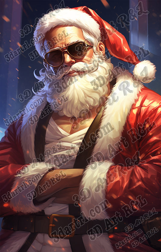 Cavalheiro Papai Noel, 80 X 50 cm
